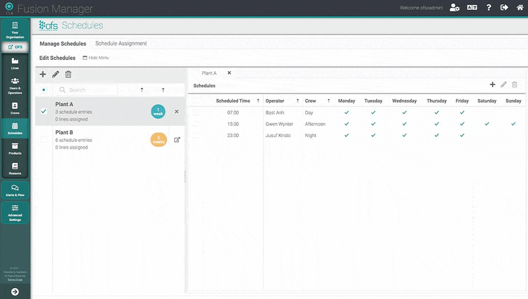 OFS v11 Release Notes